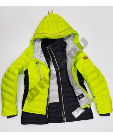 Куртка горнолыжная зимняя женская Bogner 8060 ( голубая )