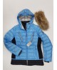 Куртка горнолыжная зимняя женская Bogner 8060 ( голубая )