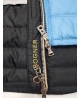 Куртка горнолыжная зимняя женская Bogner 8060 ( голубая )
