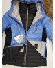Куртка горнолыжная зимняя женская Bogner 8060 ( голубая )