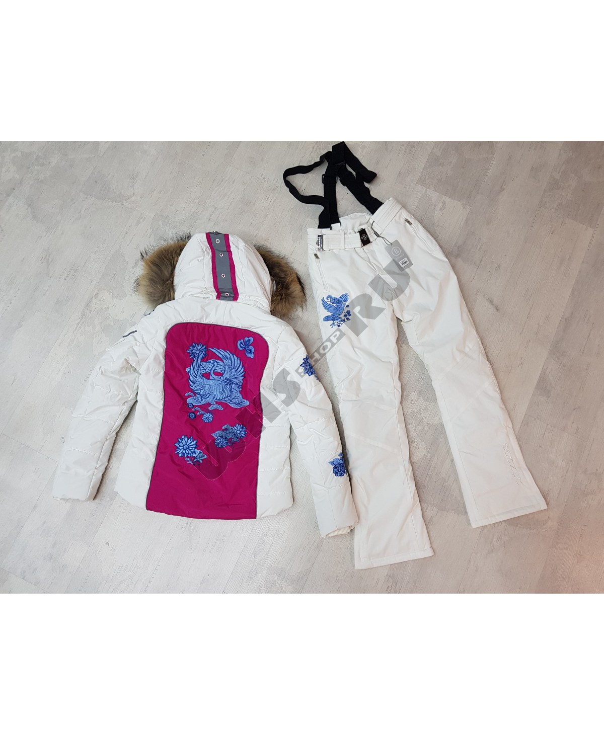 Куртка + Брюки Горнолыжные женские  Bogner 3198 белорозовый -35