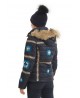 Горнолыжная женская куртка женская Bogner 75029 красная  -35*