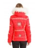 Горнолыжная женская куртка женская Bogner 75029 красная  -35*