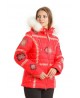 Горнолыжная женская куртка женская Bogner 75029 красная  -35*