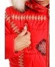 Горнолыжная женская куртка женская Bogner 75029 красная  -35*