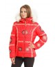 Горнолыжная женская куртка женская Bogner 75029 красная  -35*