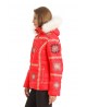 Горнолыжная женская куртка женская Bogner 75029 красная  -35*