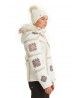 Горнолыжная женская куртка женская Bogner 75029 красная  -35*
