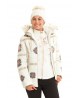 Горнолыжная женская куртка женская Bogner 75029 красная  -35*