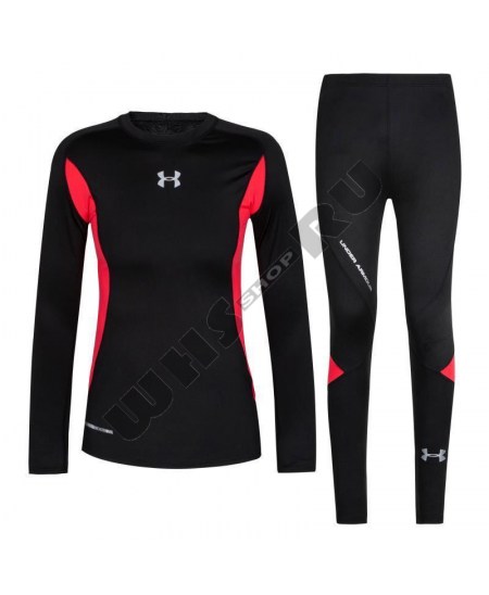 Термобелье женское Under Armour 8882 ( черно & розовое )