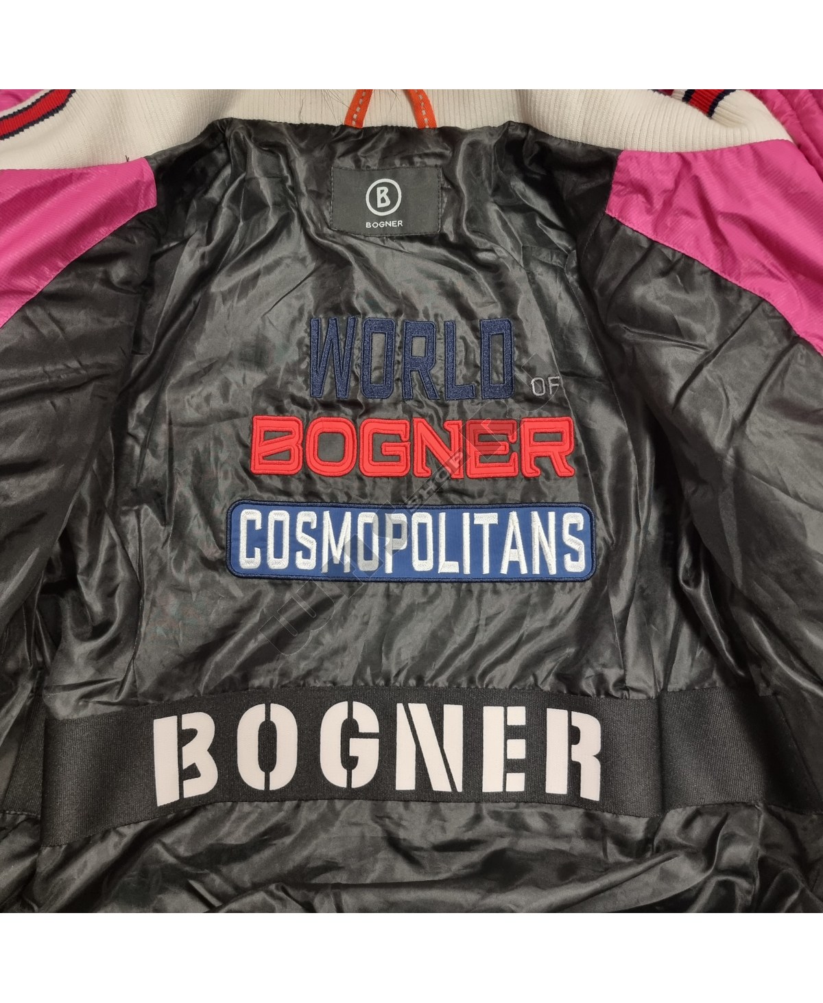 Стильная зимняя горнолыжная женская куртка Bogner 3197 (Телемагента ) -35*