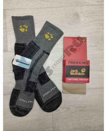 Термоноски мужские  Jack Wolfskin темно серые