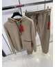 Спортивный мужской костюм HUGO BOSS  бежевый