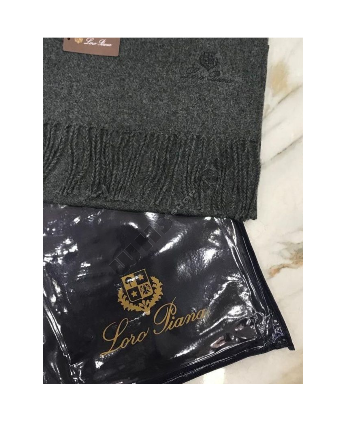 стильный кашемировый шарф Loro piana 53129