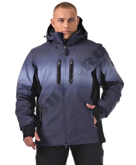 Горнолыжная мужская куртка Bogner 839612 -35* серо синяя