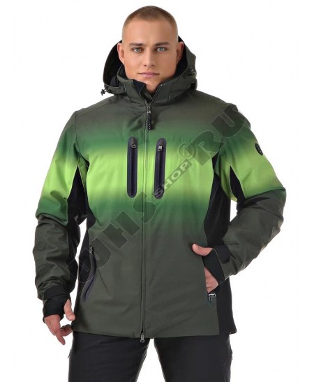 Горнолыжная мужская куртка Bogner 839612 -35* зеленая