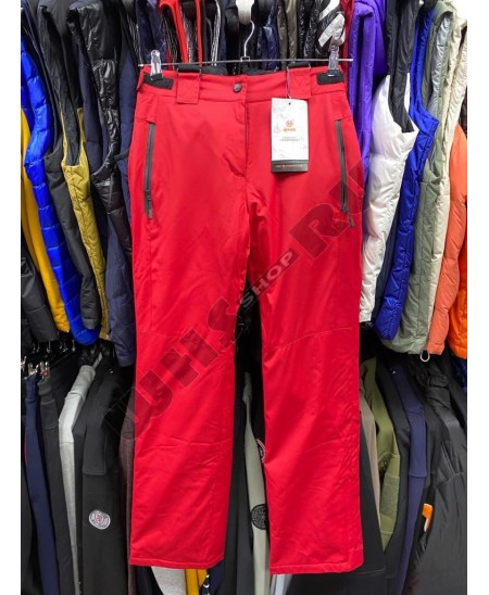 Женские оригинальные зимние горнолыжные брюки WHS 5274210 красный