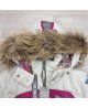 Горнолыжная женская куртка Bogner 3198 -35* Бело - Розовая