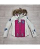 Горнолыжная женская куртка Bogner 3198 -35* Бело - Розовая