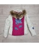 Горнолыжная женская куртка Bogner 3198 -35* Бело - Розовая