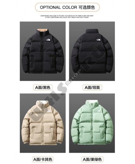 The North Face 6688 стильная зимняя молодежная 2-х сторонняя куртка