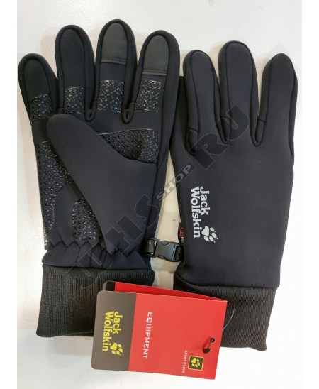 Оригинальные сенсорные зимние перчатки Windstopper SoftShell Jack Wolfskin