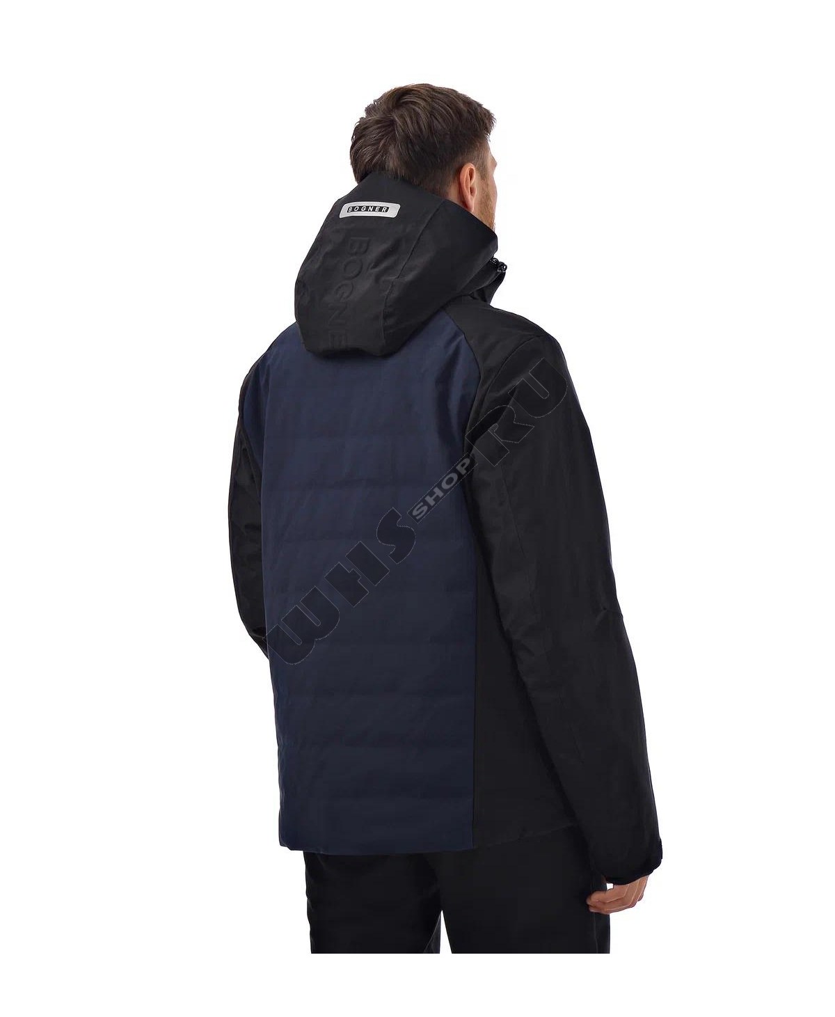 Горнолыжная мужская куртка Bogner 6403  -35* Сине-Черная