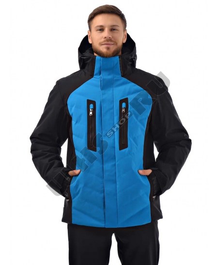 Горнолыжная мужская куртка Bogner 6403  -35* Небесно-Черная