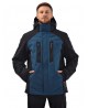 Горнолыжная мужская куртка Bogner 6403  -35* Лазурно-Черная