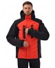 Горнолыжная мужская куртка Bogner 6403  -35* Красно-Черная