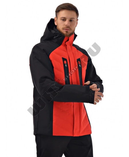 Горнолыжная мужская куртка Bogner 6403  -35* Красно-Черная
