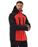Горнолыжная мужская куртка Bogner 6403  -35* Красно-Черная