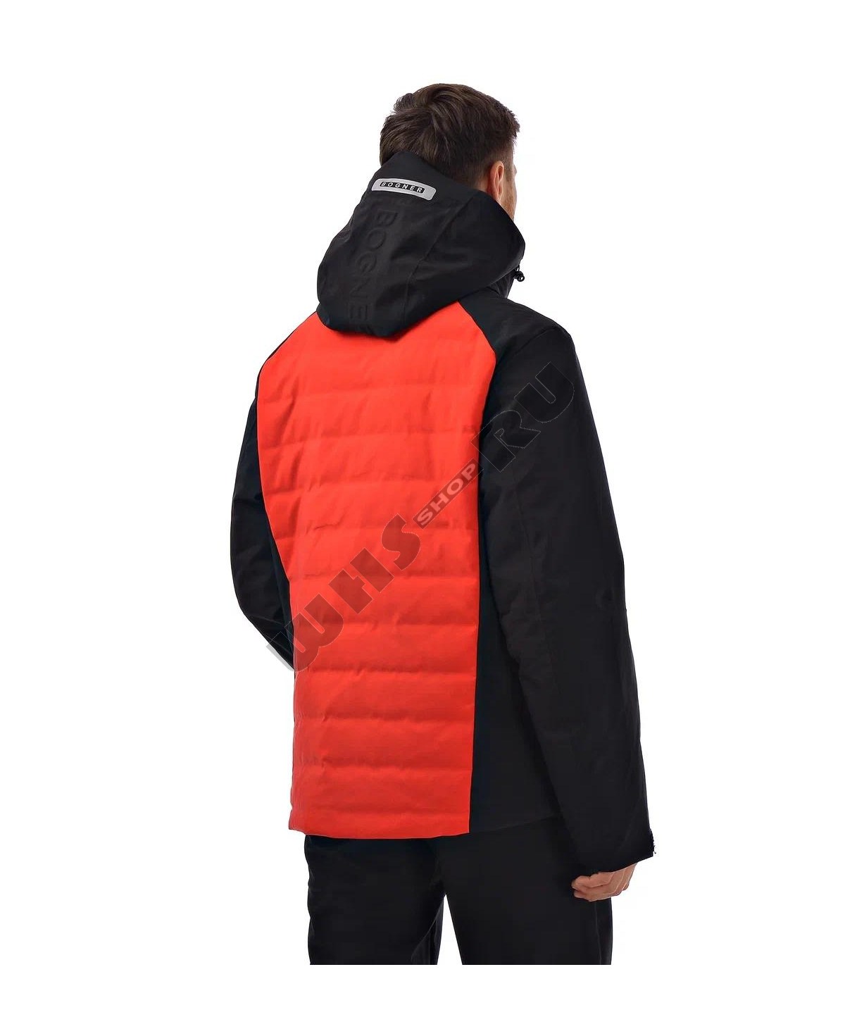 Горнолыжная мужская куртка Bogner 6403  -35* Красно-Черная