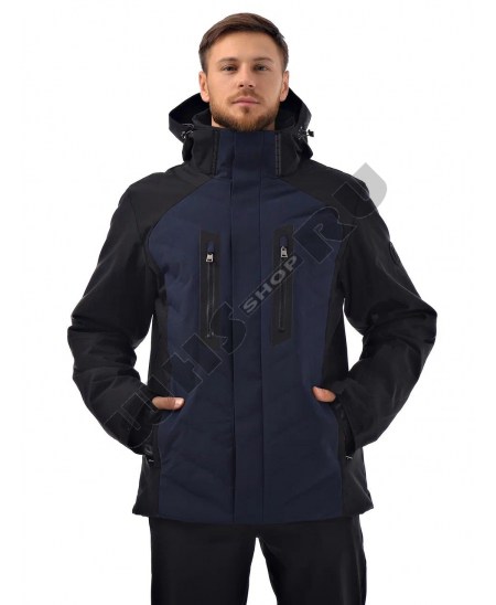 Куртка + Брюки Костюм горнолыжный Bogner 6403  -35* Сине-Черная