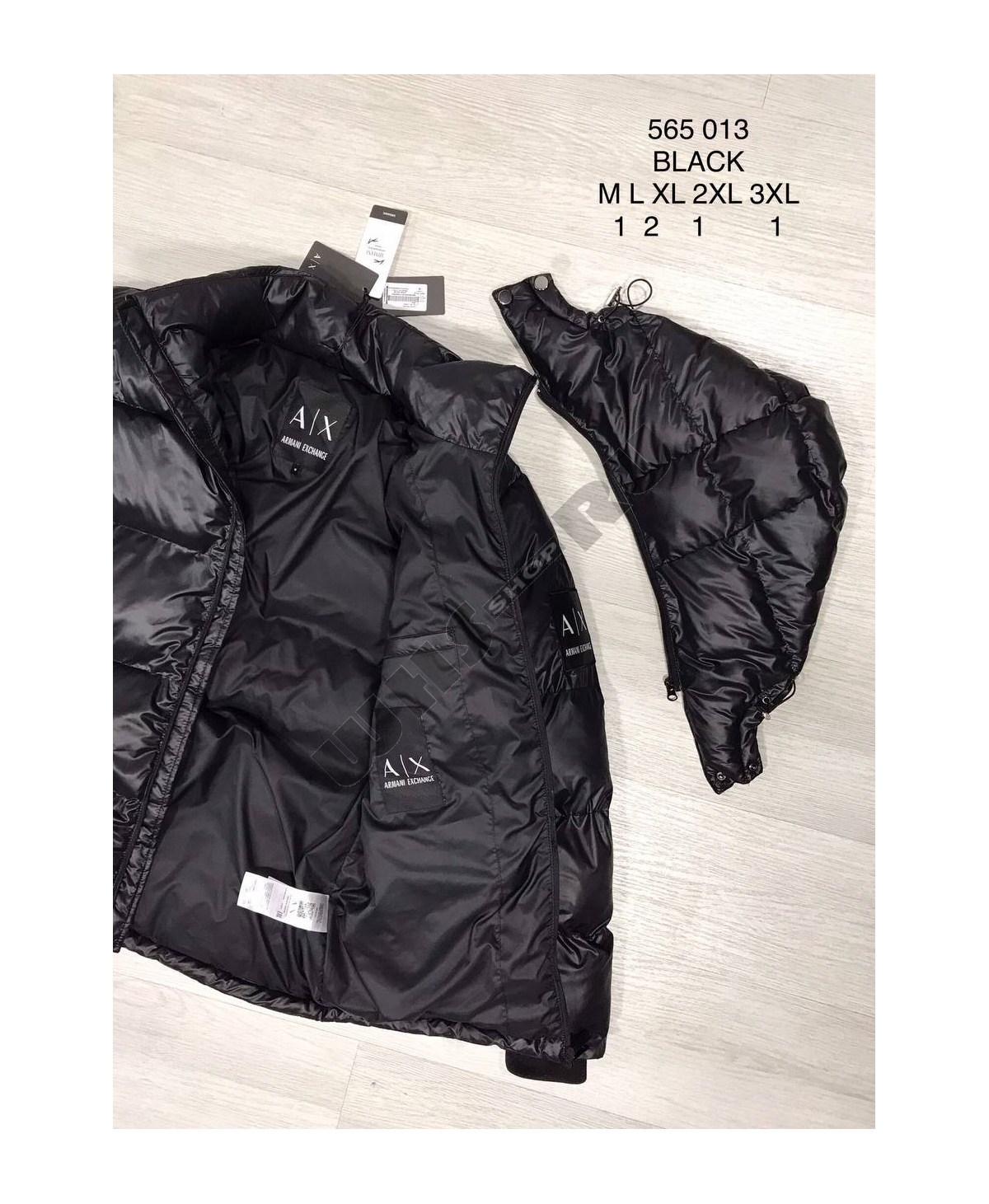 Зимний мужской пуховик Armani Exchange – купить за 14975 ₽ с доставкой ...