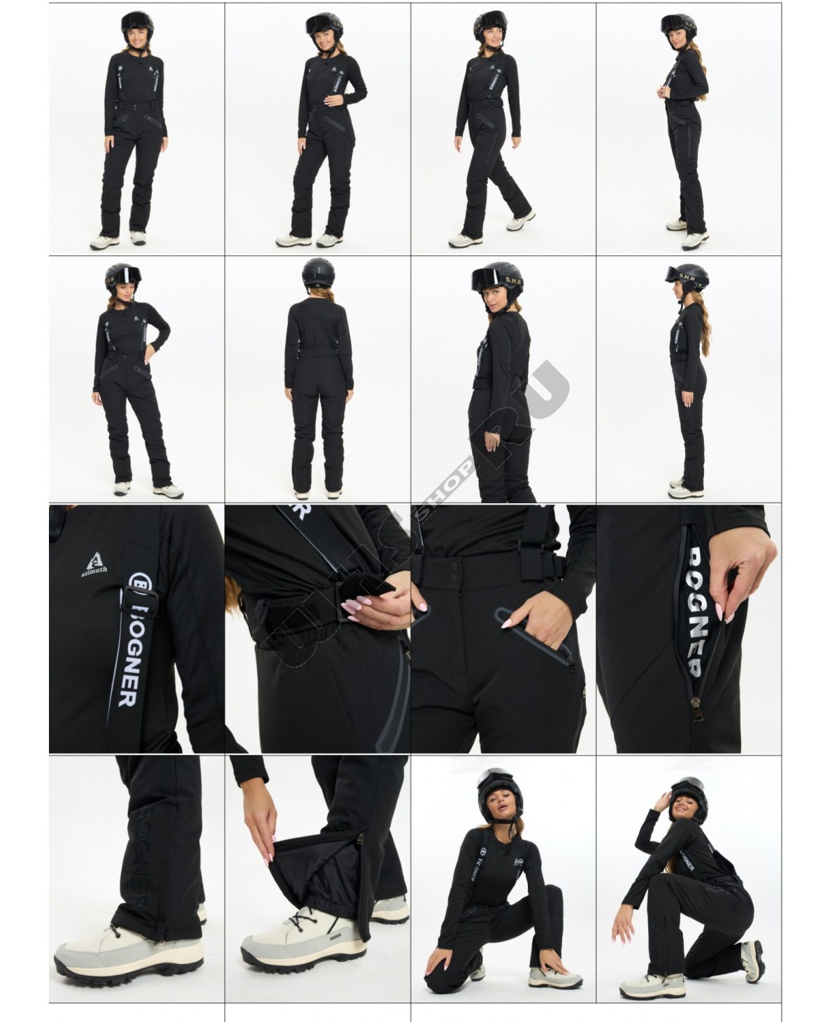 Bogner 1132 женские горнолыжные брюки черные